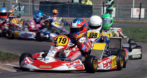 Christian Sørensen hjemkørte en flot sejr på kartingbanen i Oschersleben.